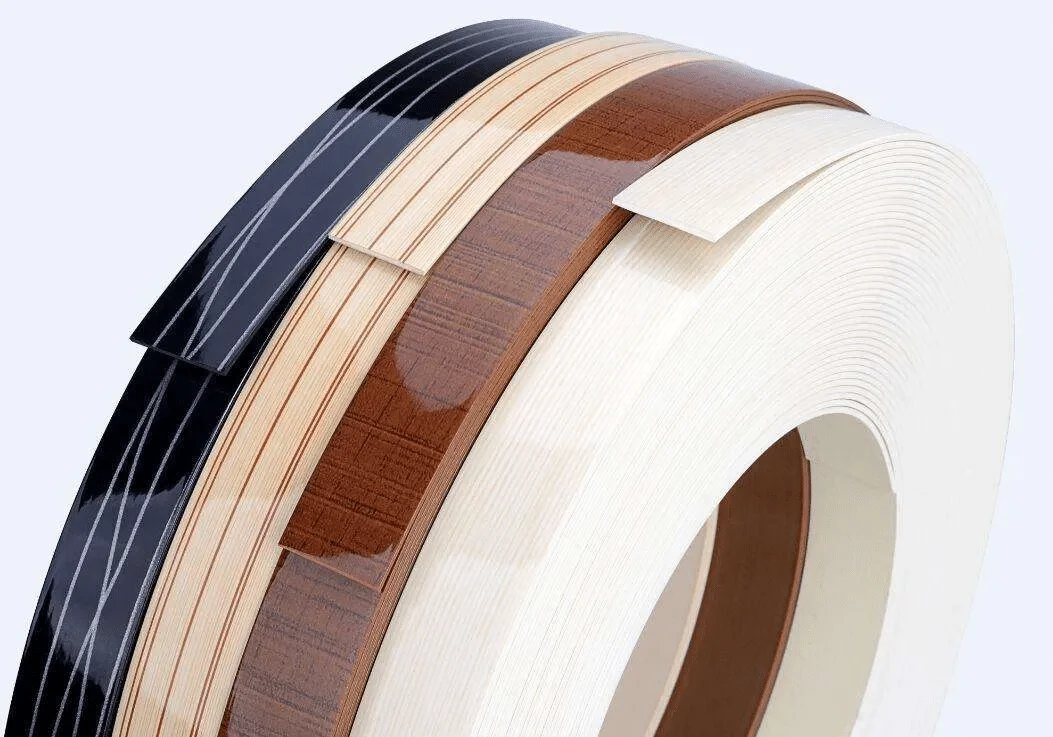 PVC Edge Banding for Furniture Particle Board With Melamine ABS Acrylic-for Cabinets Wardrobes Accessories