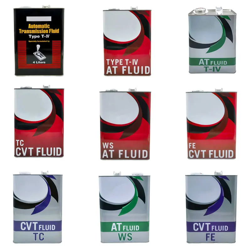Высококачественное масло коробки передач toyota atf oil ws для автомобиля 08886-02305 4L iron can