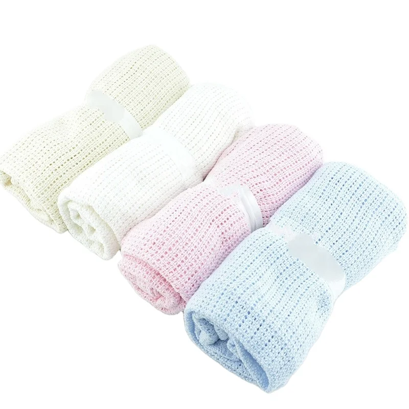 Customized Cotton Super Soft Newborn Baby Month Blankets Swaddle Wrap Bath Towel Stroller Covers