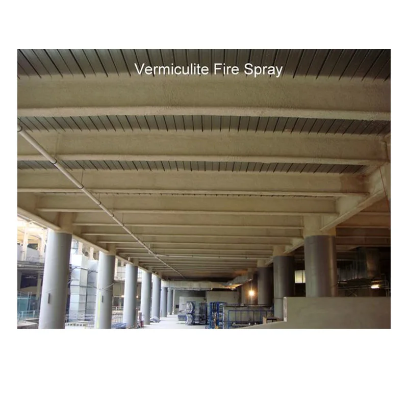Ceiling Fireproof Coating Heat Insulation Construction Spray Vermiculite