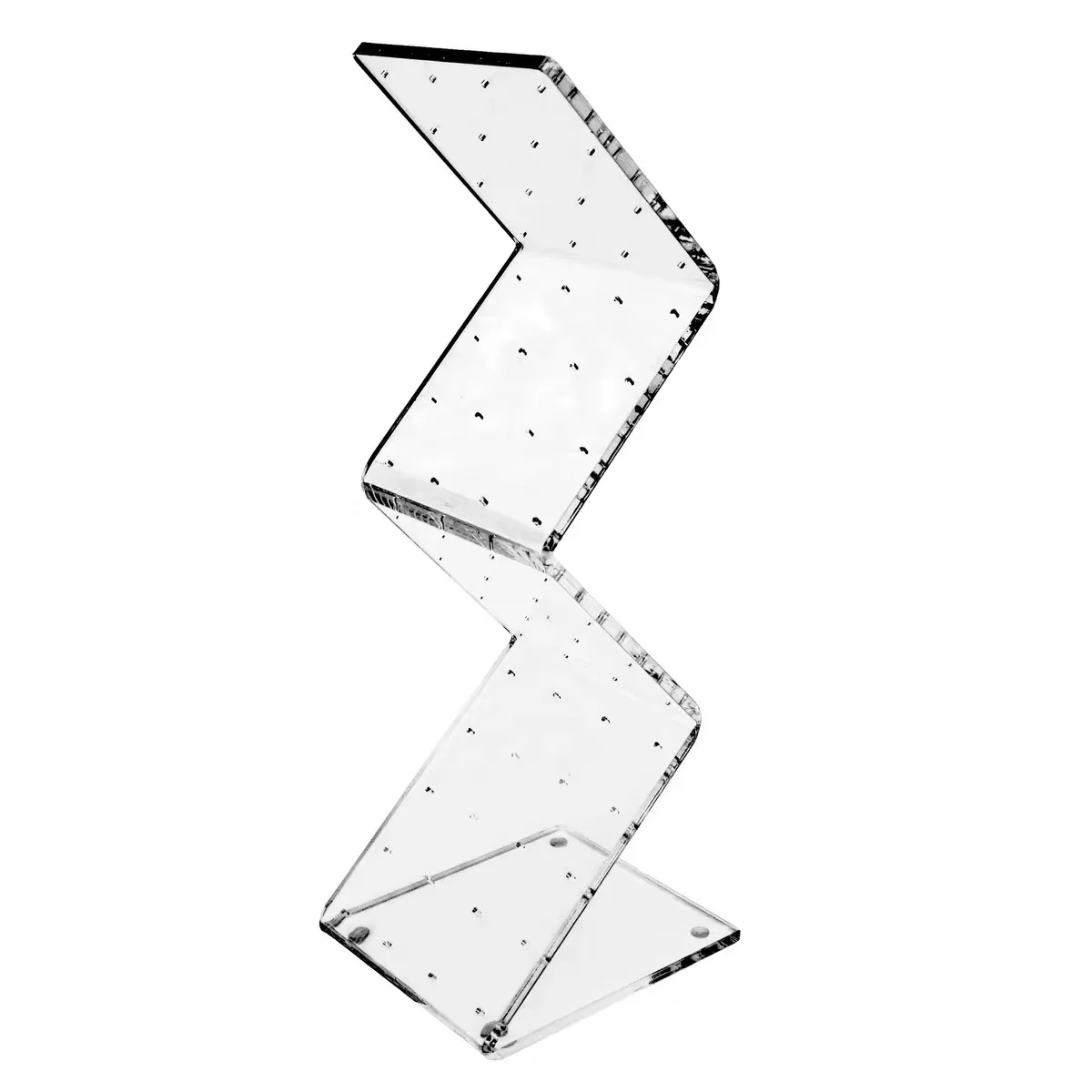 Vertical Acrylic Lollipop Display Rack Heat Bending Acrylic Cake Riser For Supermarket