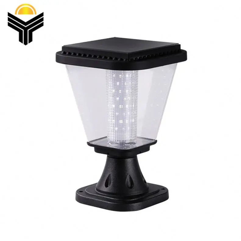 Модные Лидер продаж Современные высокой мощности супер яркий алюминиевый ворота свет Солнечный столб