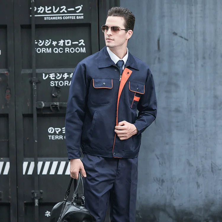 Professional manufacturer custom unisex workers 100% cotton workwear uniform