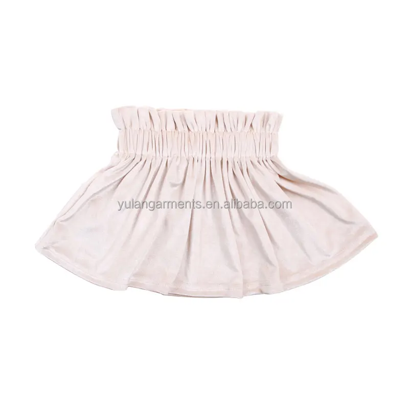 Girl Mini Dress Skirt Baby Infant Boutique High Waist Black Leather Short Skirts For Kids Fashion Knee-Length Kids Clothing