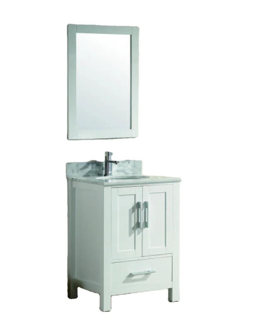 Factory Direct Sale Modern Style Free Standing Bathroom Vanity Furniture with Countertop