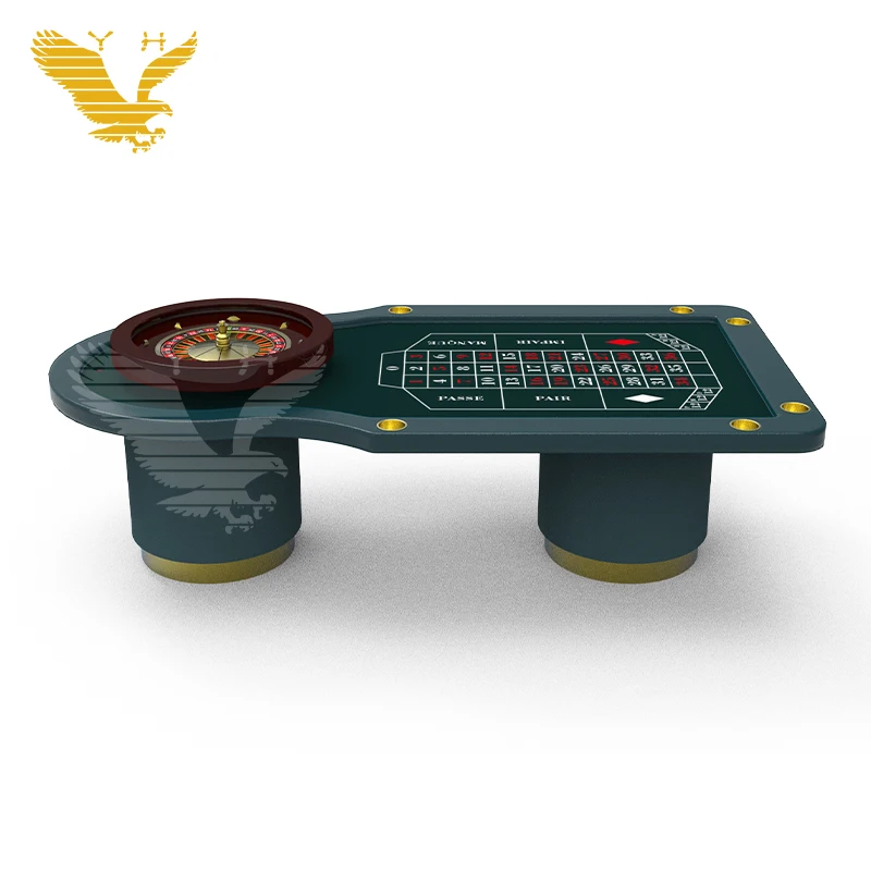 YH Custom Casino Club Table Games Gambling Roulette Table For Sale