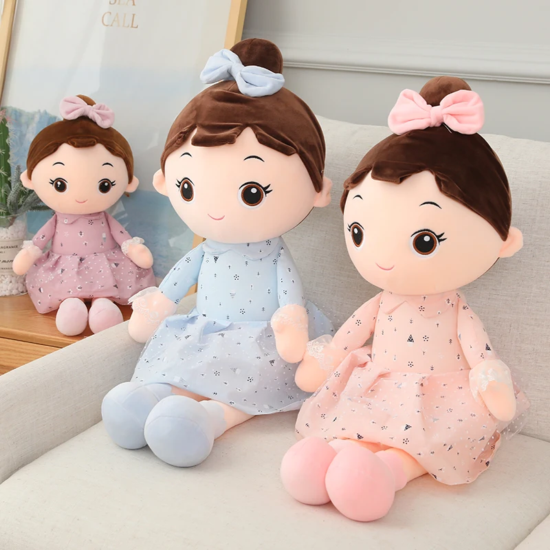 Angel doll Super Kawaii Plush Girls Doll with Clothes Kid Girls Baby Appease stuffed plush toys