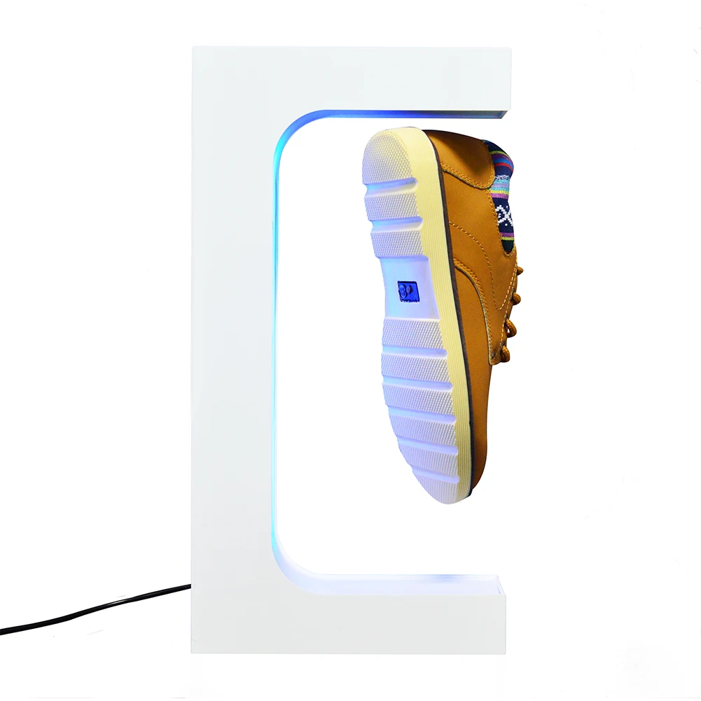 Support Customize Float Levitating Magnetic Floating Shoe Display Rack Stand for Magic Gift