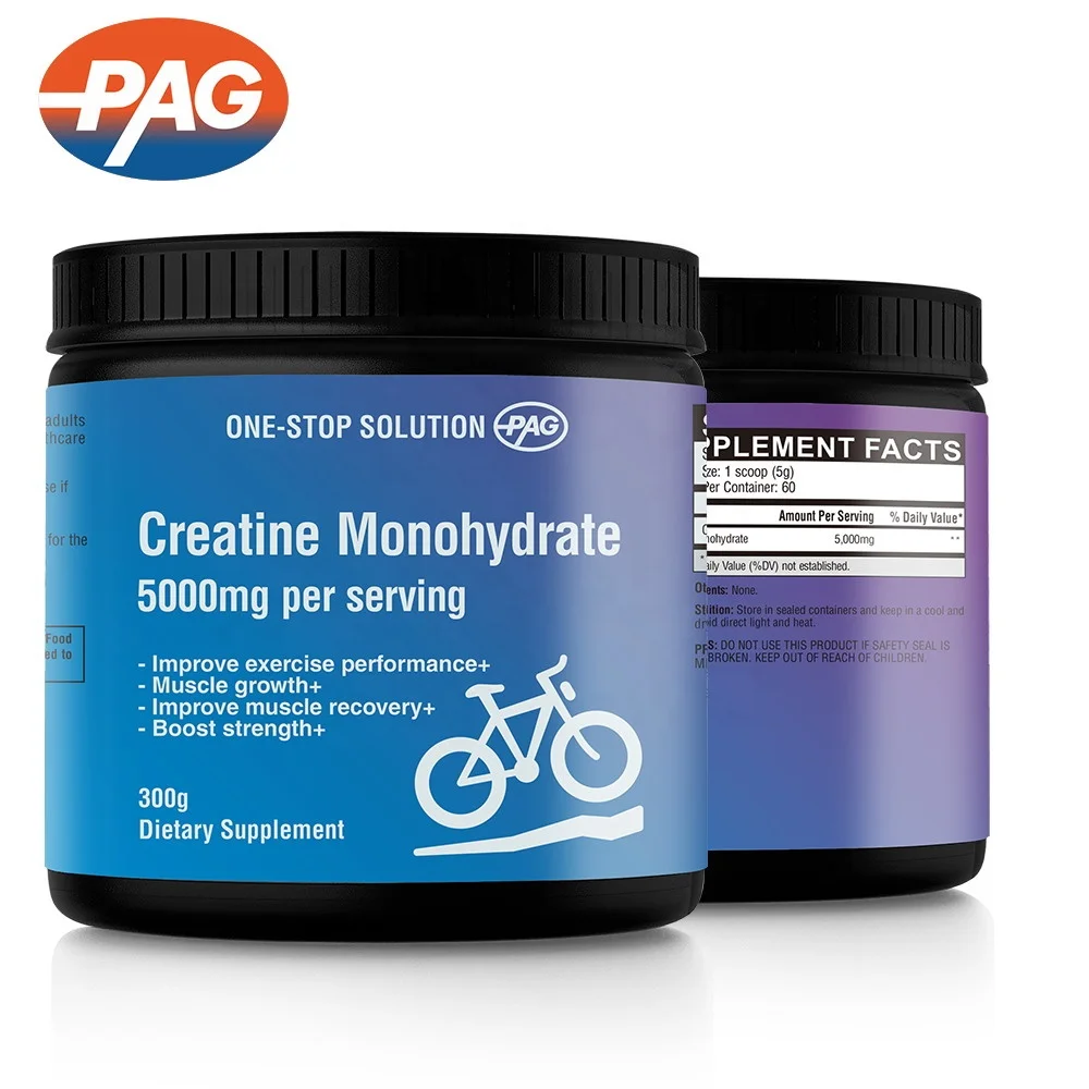 Custom Label Sport Supplements Nutrition Creatine Powder Muscle Enlargement Pure Creatine Monohydrate Powder