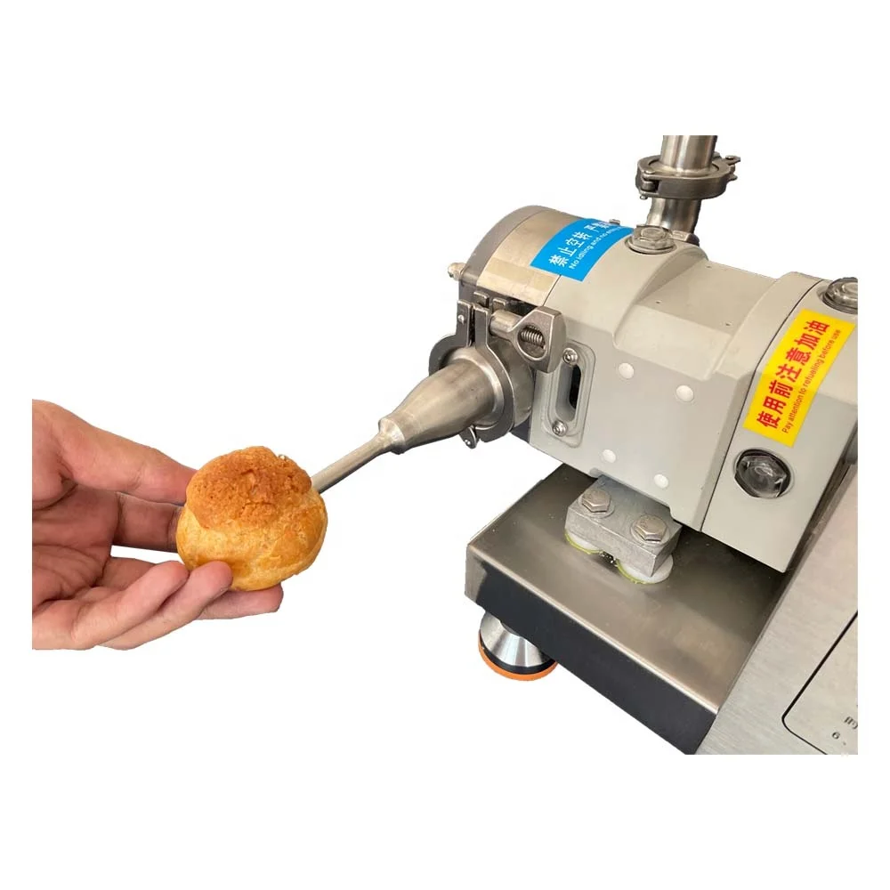 Desktop Cake Syrup Peanut Butter Filling Machine Cream Jam Butter Filling Core Machine Puff Skin Making Puff Core Make Equipment