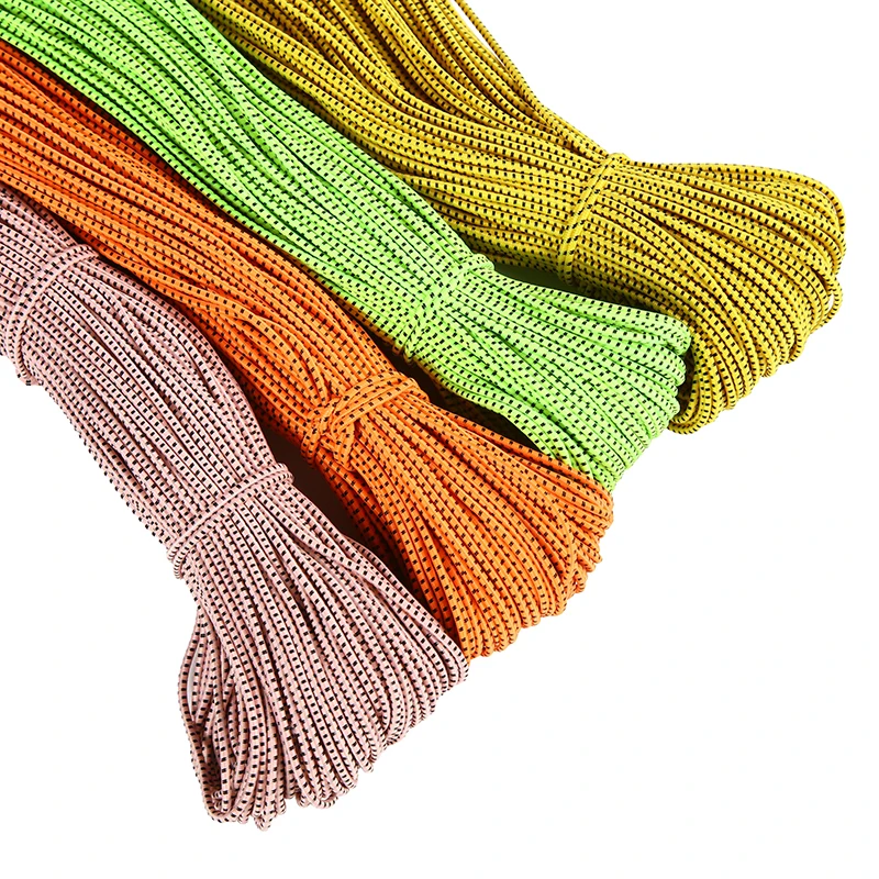 rubber rope elastic drawstring string stopper cord end lock elastic rope adjustable custom cord locks toggle elastic cord