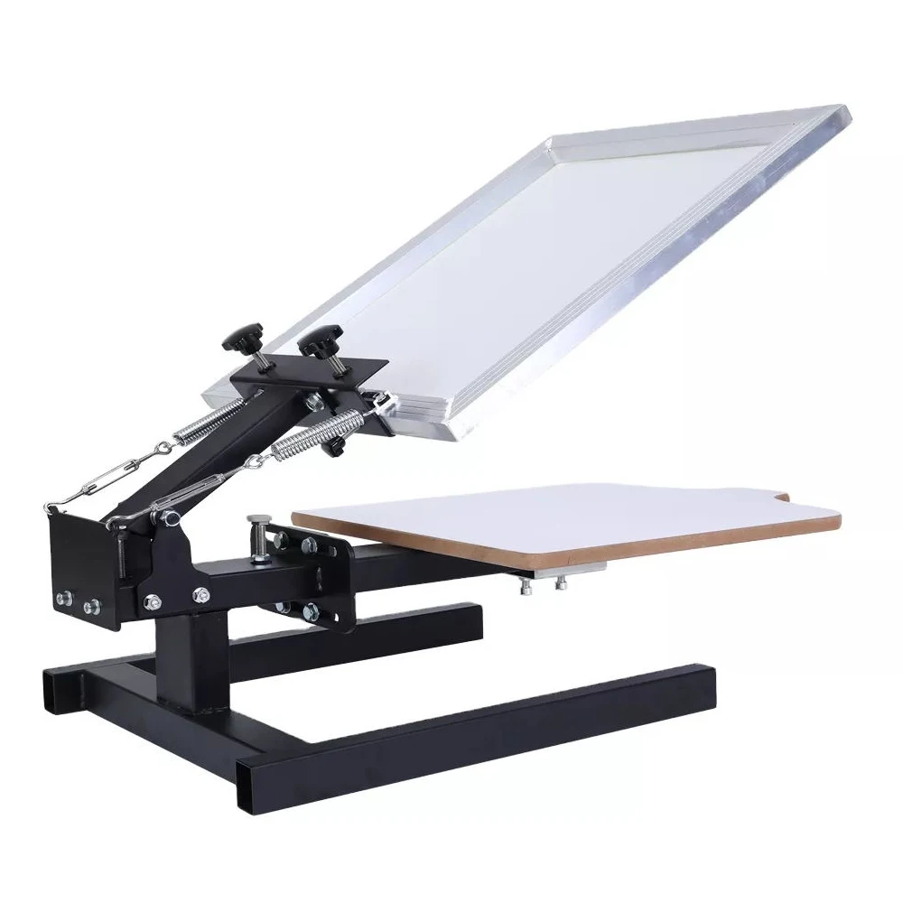 touch manual one colour personal t-shirt screen printing printer machine for clothes
