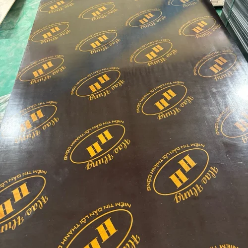 Film Faced Plywood High Quality Anti-Slip Formwork 18Mm Thickness Reused 6-8 Times Vietnamese Supplier Manufacturer