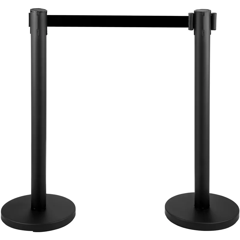 Crowd Control Barriers- Sentry Stanchion with Retractable Belt Barrier  Easy Connect Assembly Crowd Control Stanchions Made
