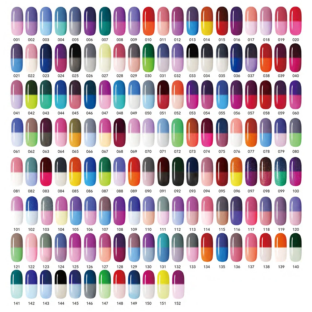 Thermal Gel Wholesale Nail Supplies High Pigment 15 ml Mood Change Organic Vegan Custom Private Label UV Nail Gel Polish
