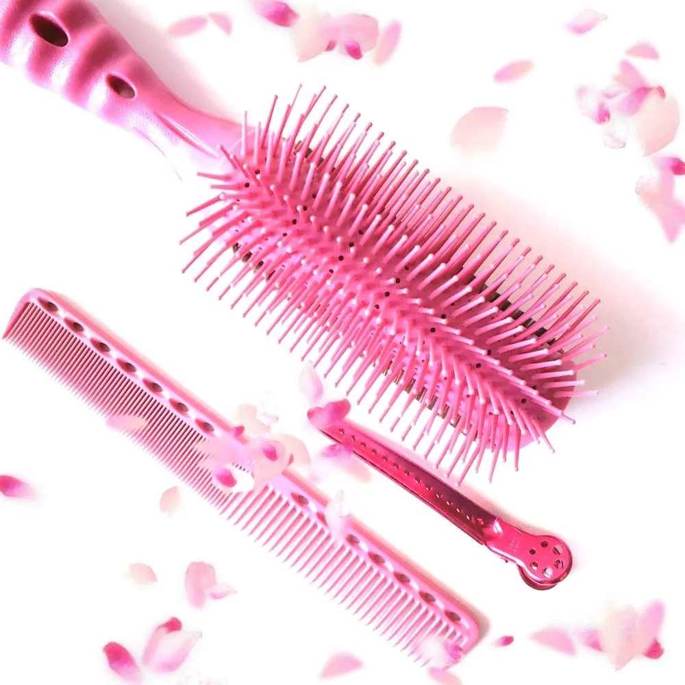 Custom Private Label Barber Hot Comb Antistatic ABS Hair Coloring Plastic Comb Hair Combing Tool