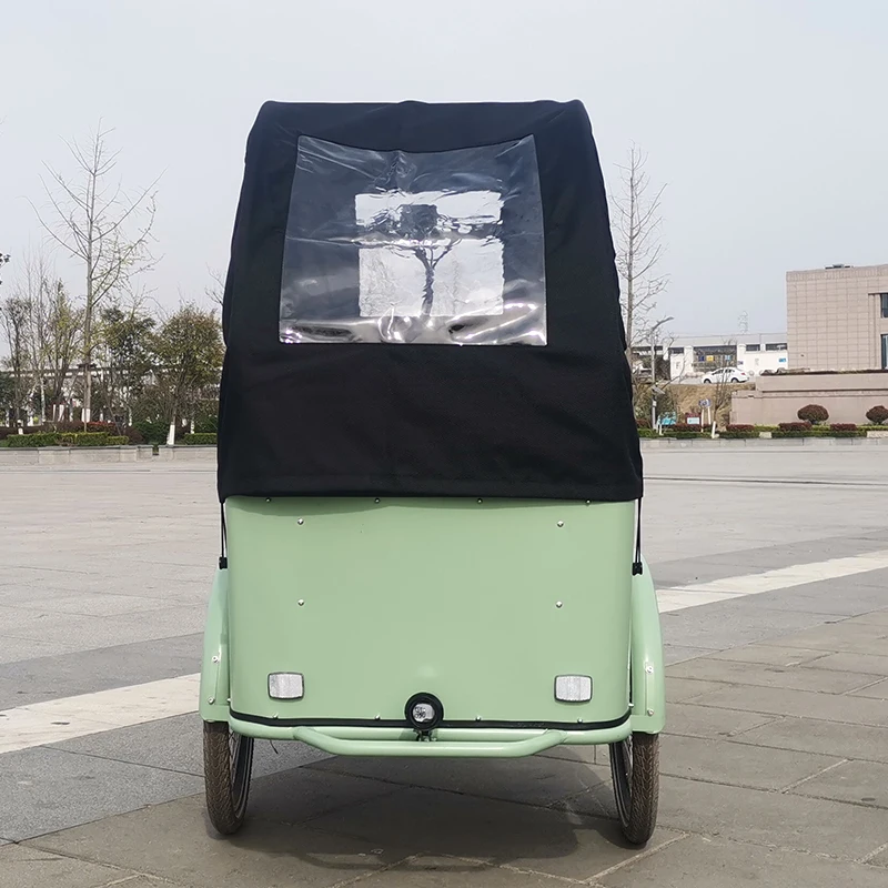 Front loading Mid Drive Motor Cargo Electric Bike Alloy Frame Cargo Electric cargo bike with safety belts