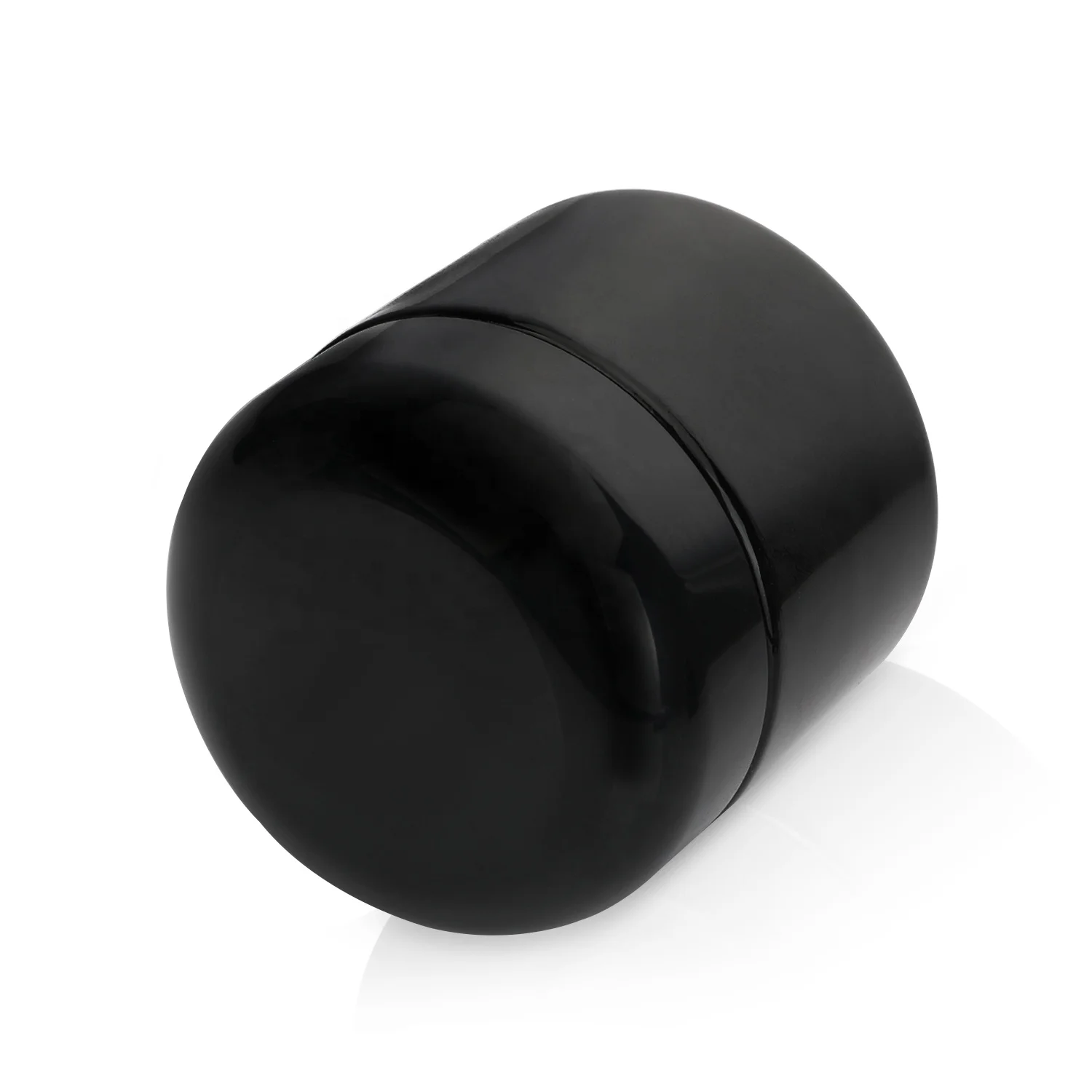 Top Blue Glass jar UV dark violet protection 50 ML spice herb tobacco jar with digital humidity/temperature