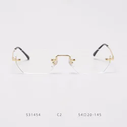 Fashion Polygonal Rimless Sunglasses Women Personality Punk Small Frame Metal Sunglasses Unisex Colorful Sun Glasses