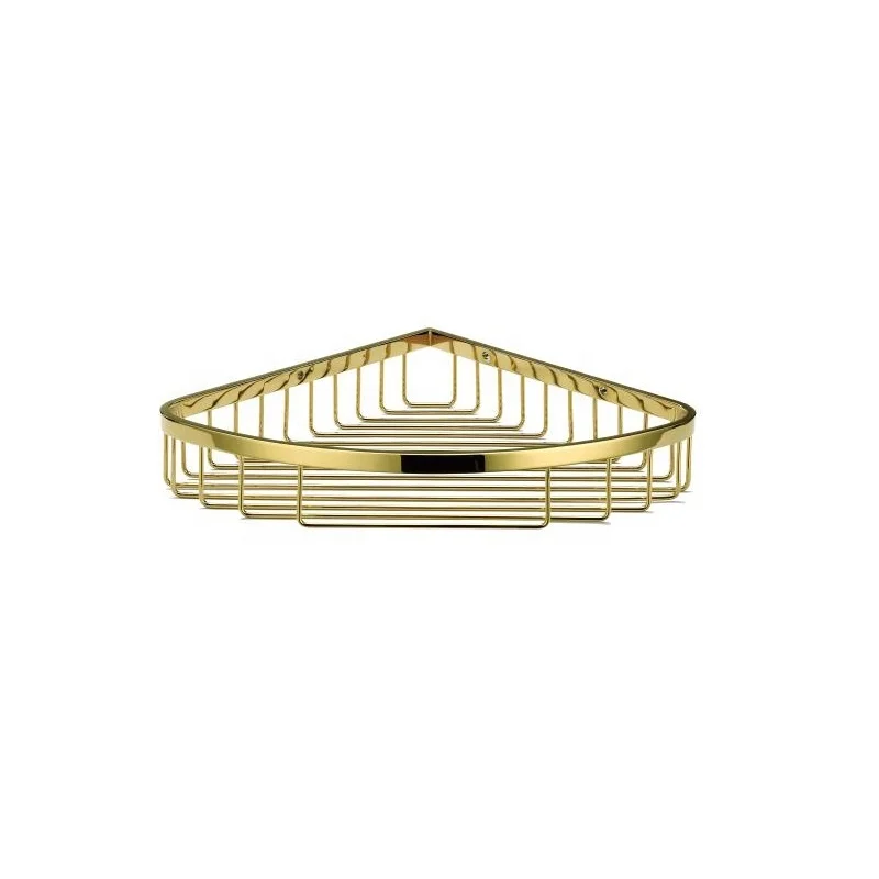 OLANG  bathroom Accessories brass chrome  plated corner shower basket