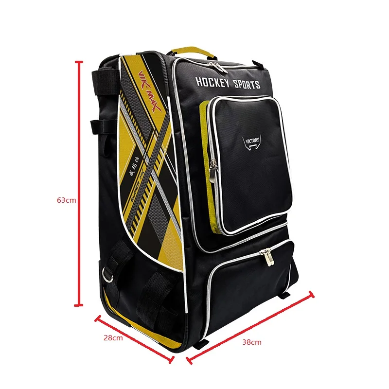 Hot selling Ice Hockey Bag with wheels Convenient Hockey Equipment Luggage for Kids