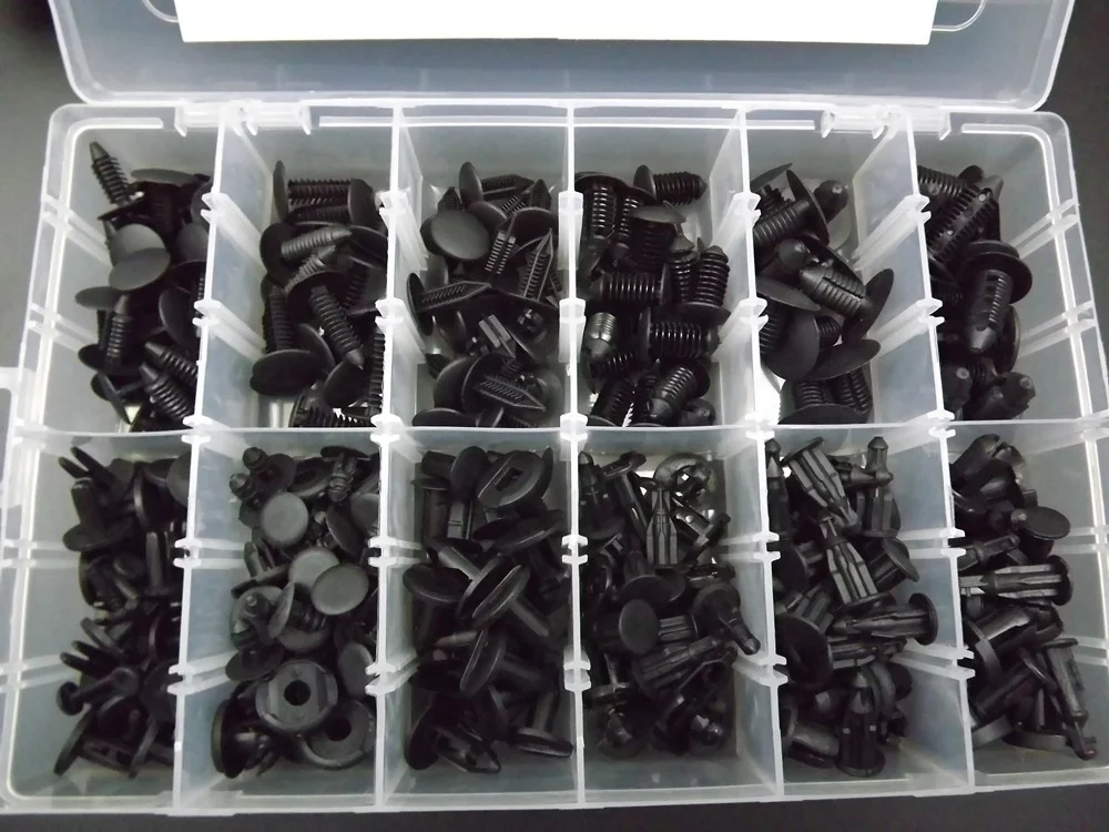 192 шт./компл. набор автомобильных фиксаторов для автомобилей Toyota /Honda /GM /Ford #34201621,21030249,1595864