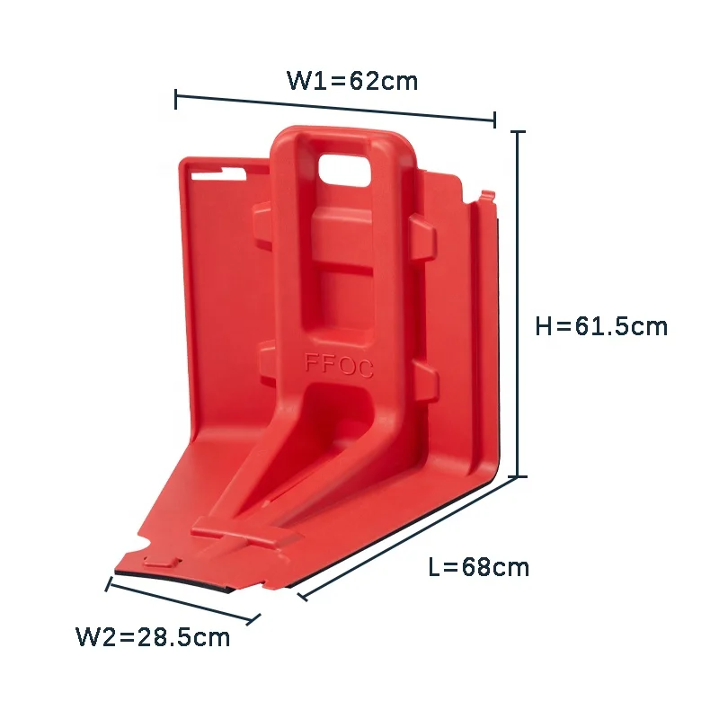 Unique Design Flood Barrier Urban Abs  Anti Flood Control Traffic Barrier for Construction
