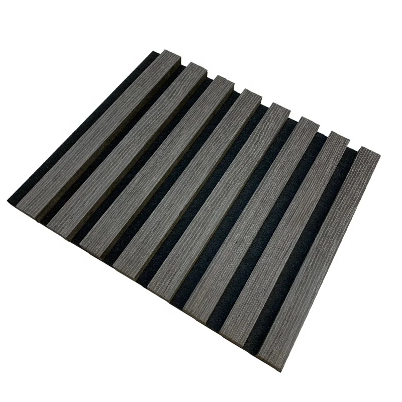 New-Coming Slatted Wood Acoustic Panels Soundproof Wall Panels For Recording Studio