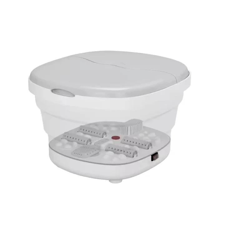 Rolling Vibration Heat Portable Foot Water Massage Basin Machine Foldable Electric Foot Spa Bath Massager