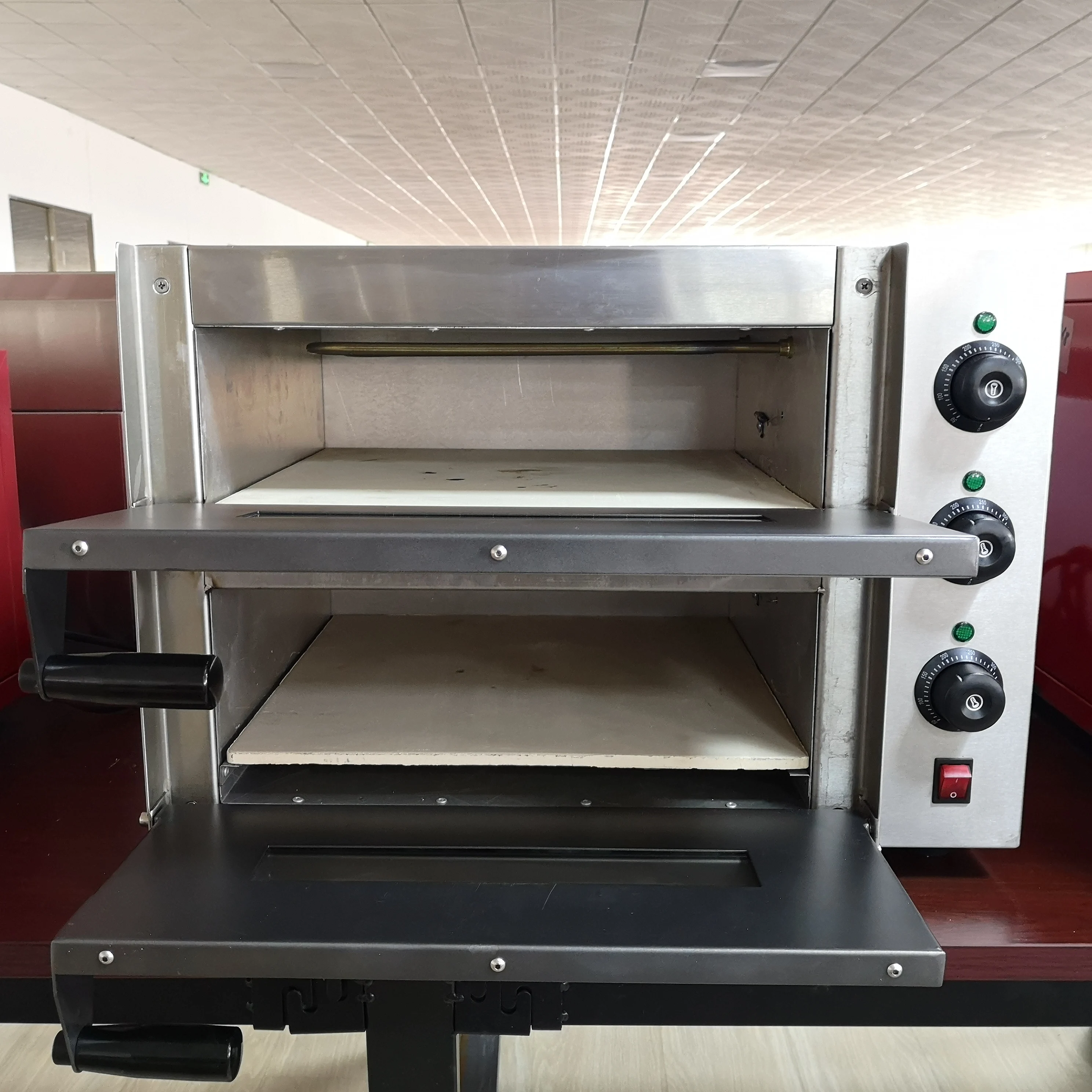 high quality chinese kitchen equipment electric bread baking oven pizza