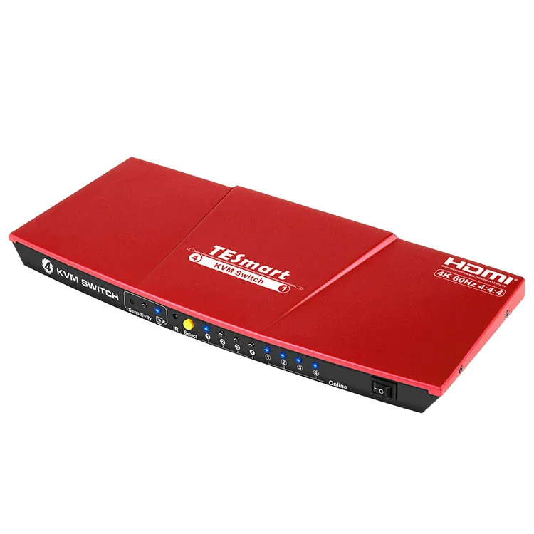 4k Video 4 Ports Switch HDMI KVM Switcher