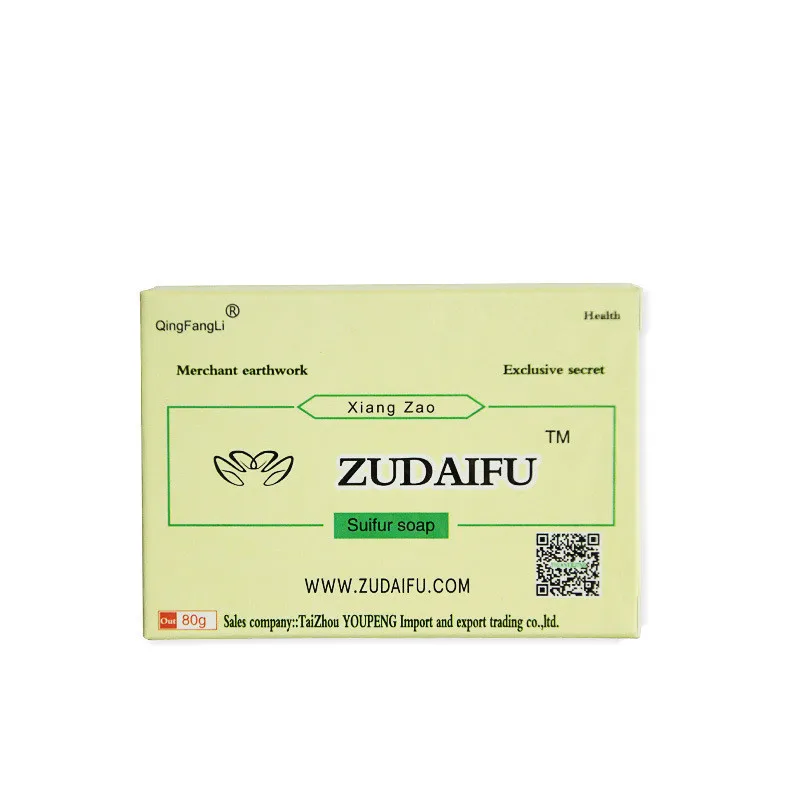 Free Shipping ZUDAIFU Sulfur soap natural Anti Fungus Healthy Soaps Skin care
