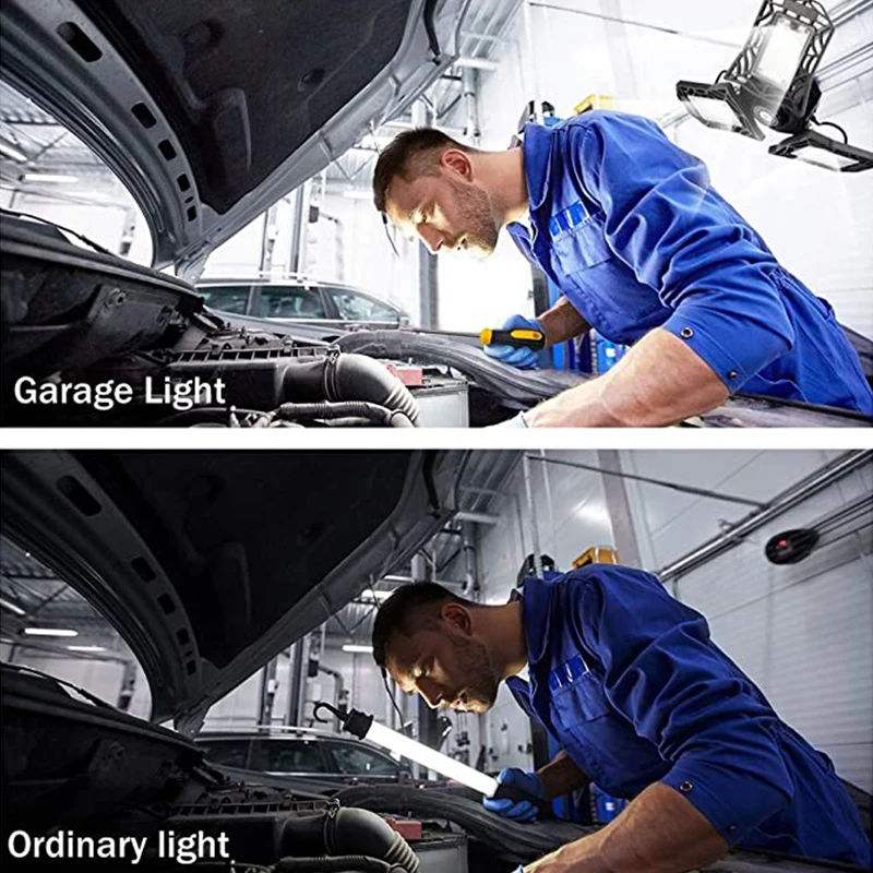 High Bay Led Deformable Garage Workshop Light Led Parking Garage Luminaires