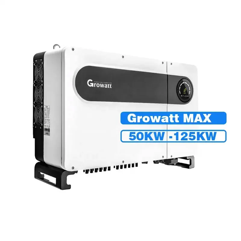 Growatt Grid Tied Inverter MAX 100-125KTL3-X LV 100kw 125kw 3 Phase Solar on Three Inverters