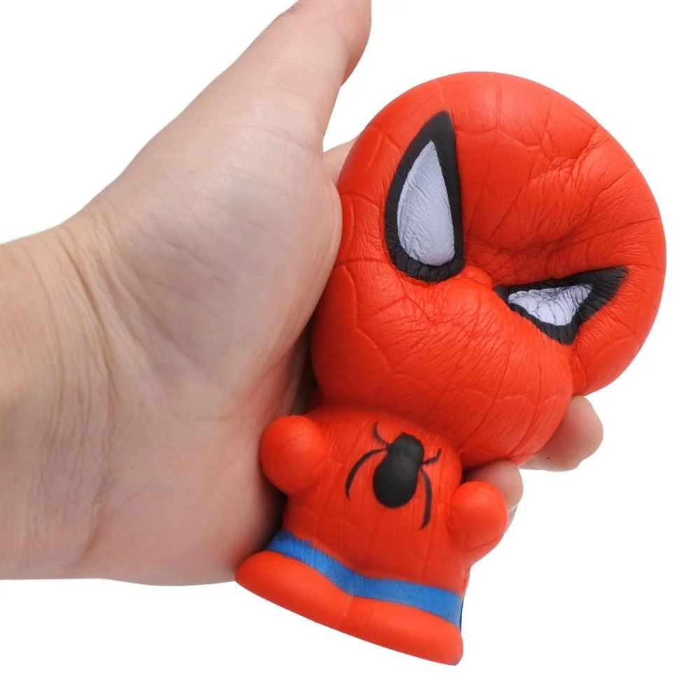 Китайская Высококачественная фигурка завода marvel супер герой большой Сжимаемый oem милая сжимаемая игрушка для снятия стресса медленно восстанавливающая форму
