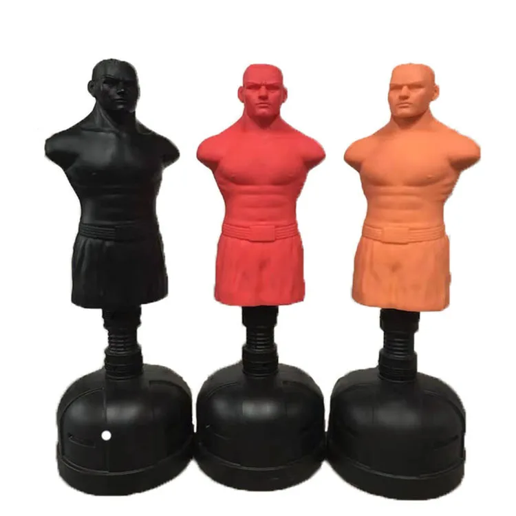 Cheap punching bag bob freestand body human mannequin equipment boxing dummy for training