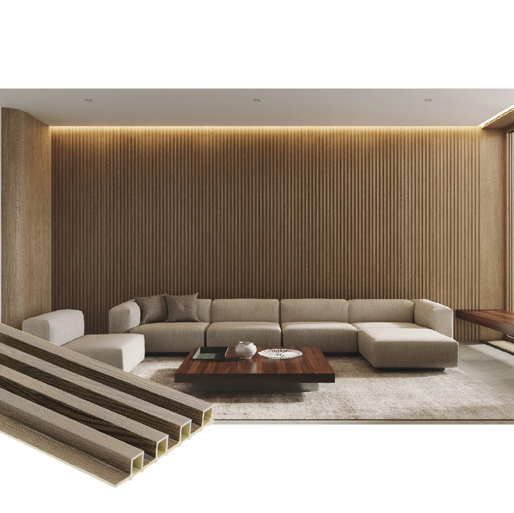 Custom Mildew Resistance Wpc Wall Panel Decorative Wpc Wall Design Covering Panel