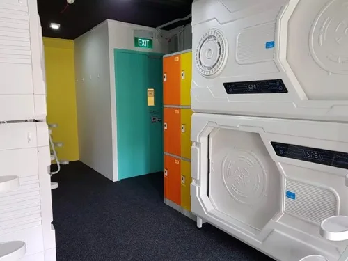 comfortable and good sleeping  capsule bed for the resting