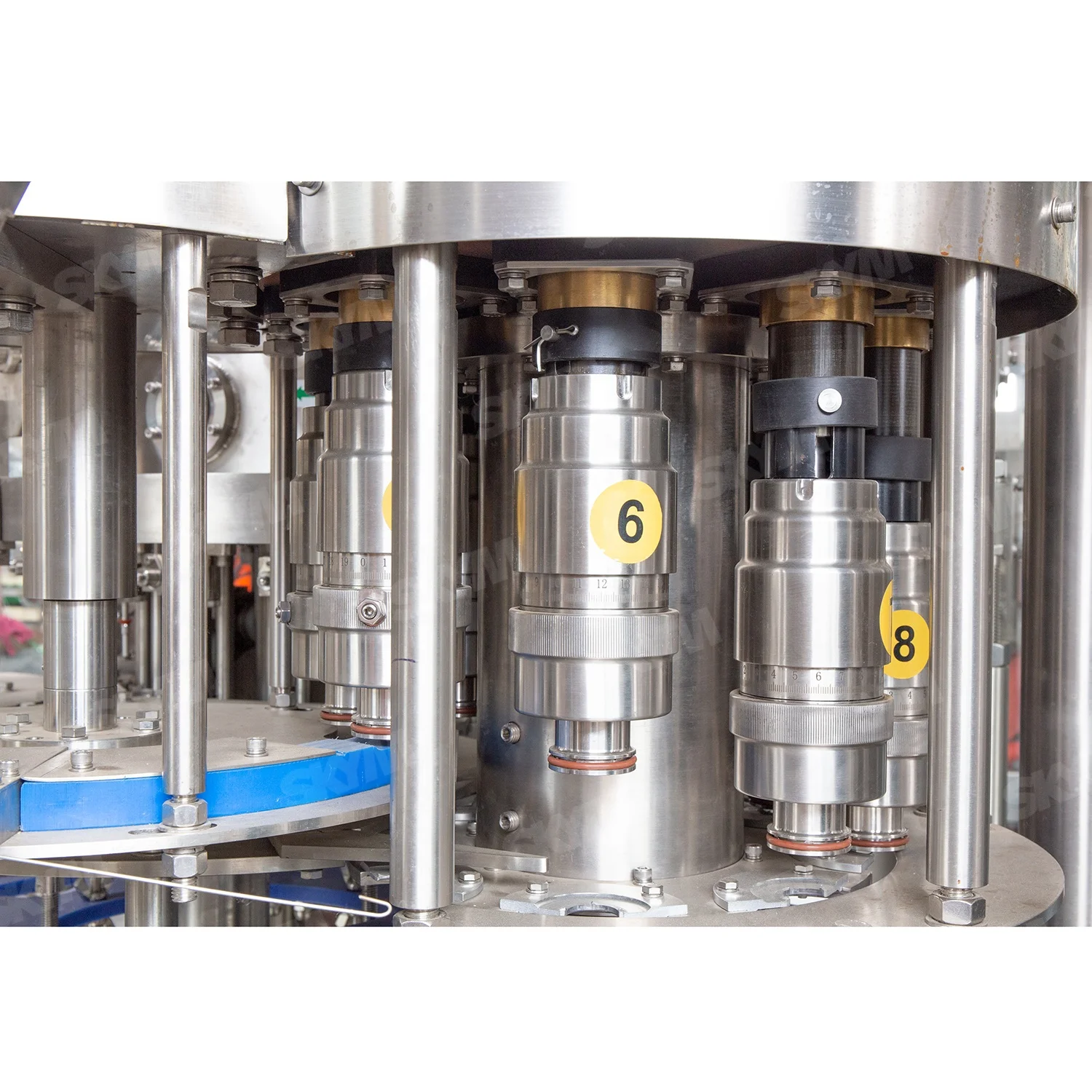 Automatic 3 in 1 Bottled Soda  Carbonated Drink Filling Machine