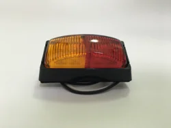 10-30v E-mark Amber Red 8leds Warning Turn Indicators Side Marker Lights For Auto Truck Boat Tractor