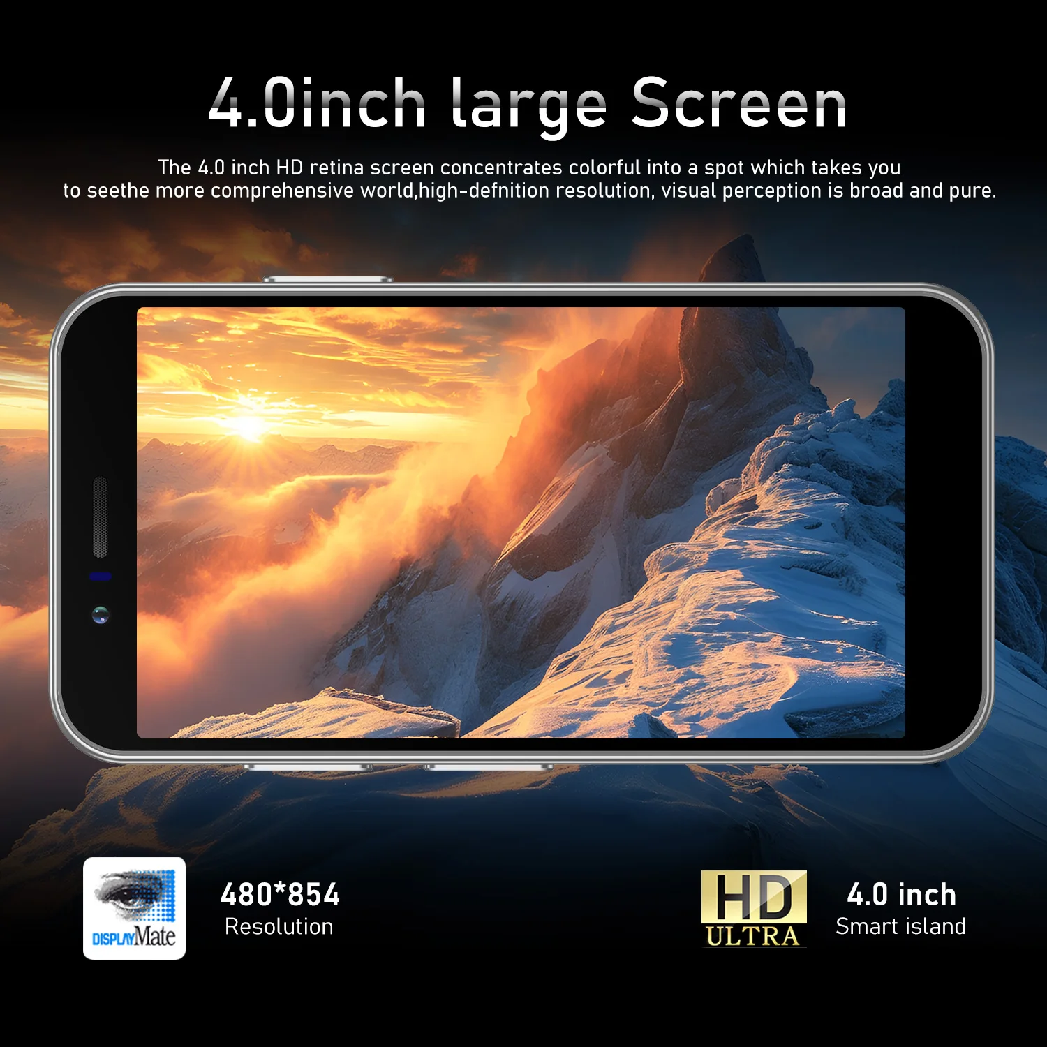 Latest i15 Mini 3G/4G Smartphone with 4-Inch 2K Display 2000mAh Battery 1GB RAM + 128GB ROM LTE+CDMA Cellular