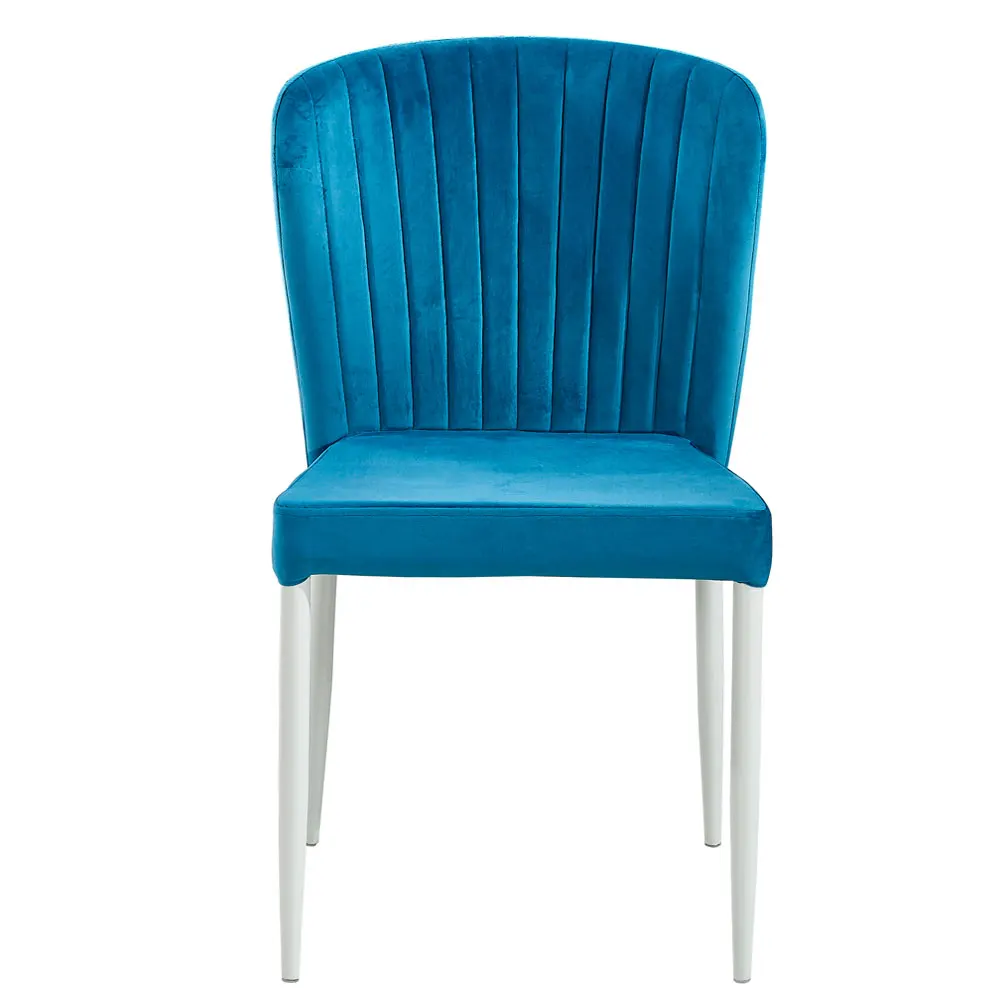 Concise Style Banquet Stackable Velvet Upholstered Dining Chairs Wholesale