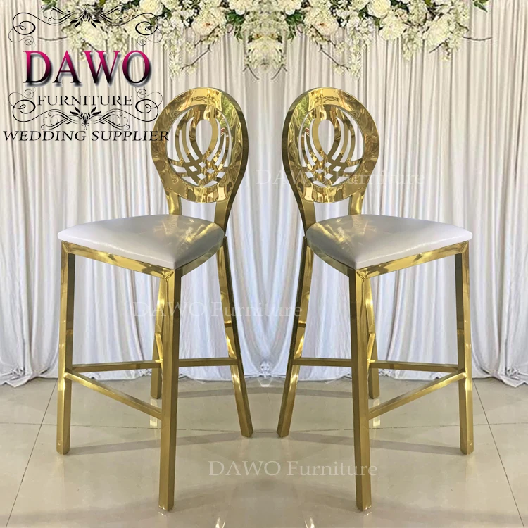 Dawo furniture selling stainless steel bar stool chair