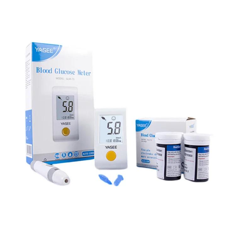 Home mini Yasee model blood glucose meter monitors blood glucose test strips / diabetic test strips