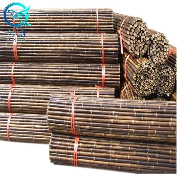 Qinge hot sale bamboo fence rolls outdoor bamboo folding screen