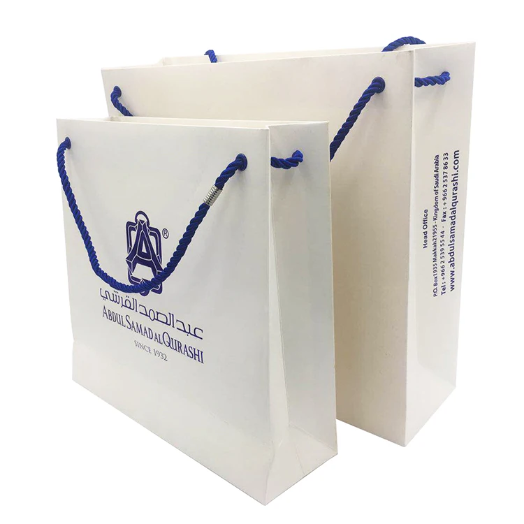 Customize Shopping Cement Kraft Paper Gift Bag with high quality