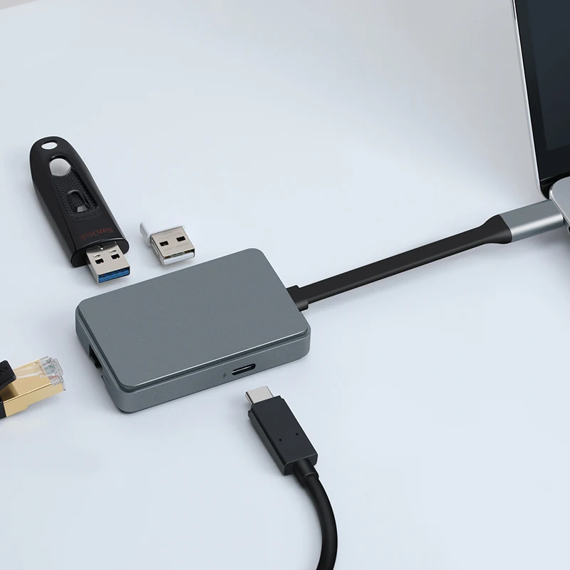 1 GB file transfer in 3 second hub usb 4 ports 3.0 usb hub rj45  usb hub splitter