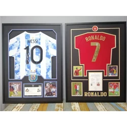 Clear Acrylic Football T Shirt Jersey Display Case High-end Jersey Frame Display Case Wooden Photo Frame