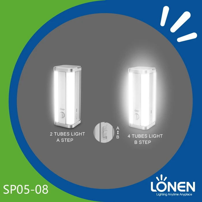  LONEN 100 SMD Светодиодная трубка для защиты глаз внешний аккумулятор солнечный уличный фонарь кемпинга