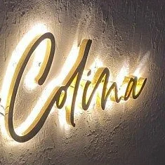 Manufacturer Custom 3D Backlit Acrylic Letter Lights Signage Company logo name led illuminated sign